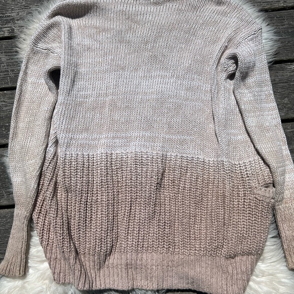 Victoria’s Secret Ombré Knitted Cardigan Grandpa Sweater - Picture 8 of 10